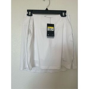 NIKE Women’s UPF 40+ Victory DRY Golf Skirt-White NEW